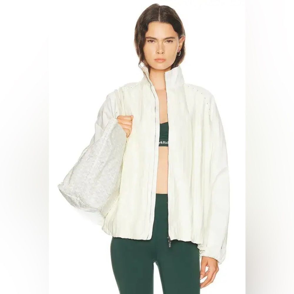 NWT NIKE Pleated Mock Neck Track Jacket XL - Picture 6 of 9